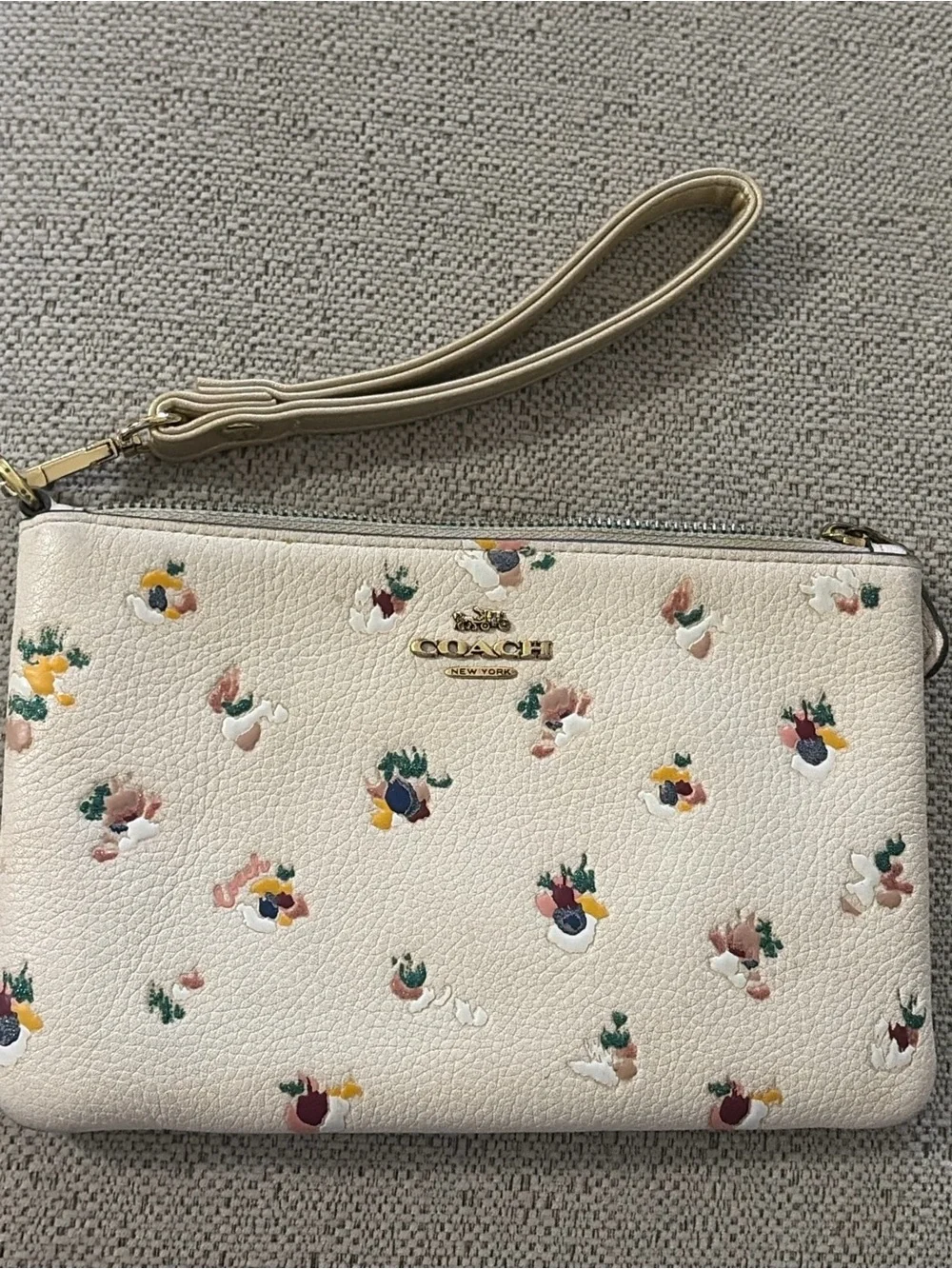 Coach pebble leather